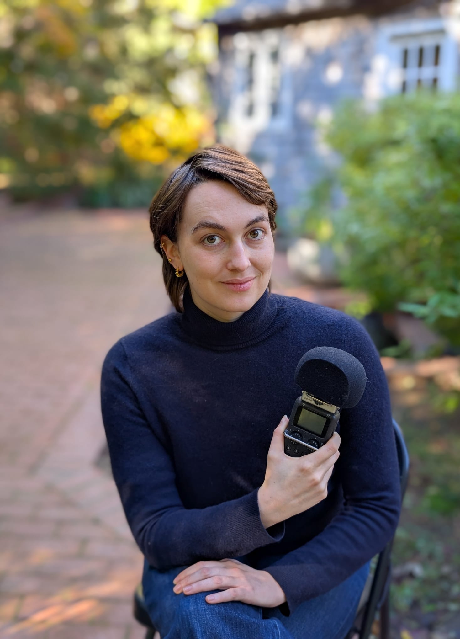 Sophie Hasson au micro